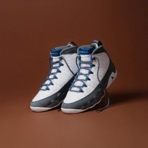 JORDAN 9 RETRO WHITE/FRENCH BLUE