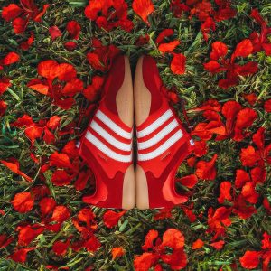 ADIDAS BAD BUNNY BALLERINA RED
